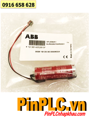 ABB GJR5250700R0001 07LE90 Pin nuôi nguồn ABB Robots lithium 3.6v 2750mAh chính hãng /X.xứ NHẬT